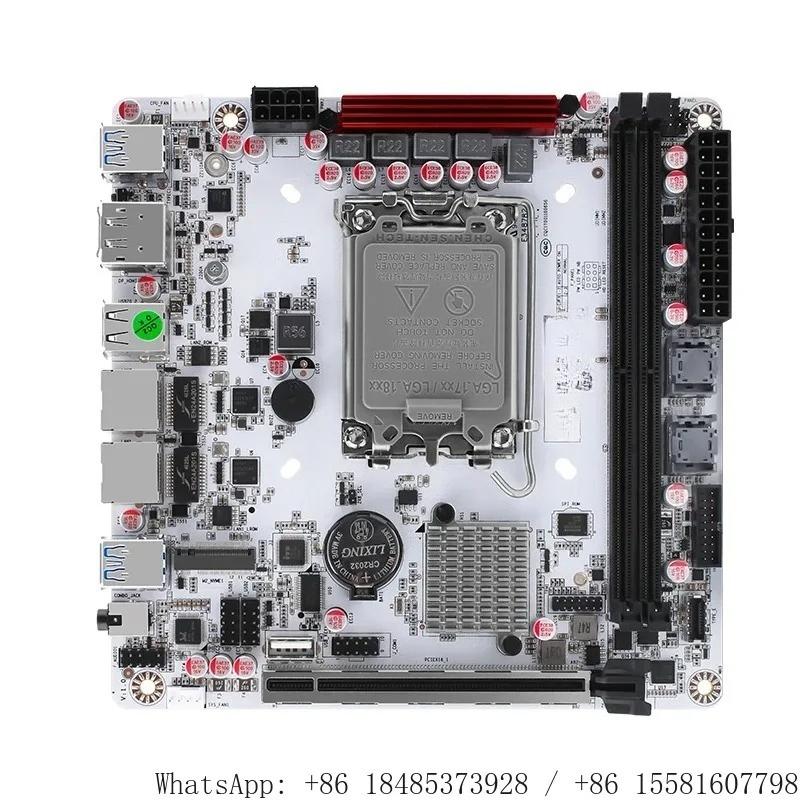لوحة أم LGA1700 Q670 Mini ITX  - مراجعة Nas Motherboard 8 Sata Mini Itx وسعره