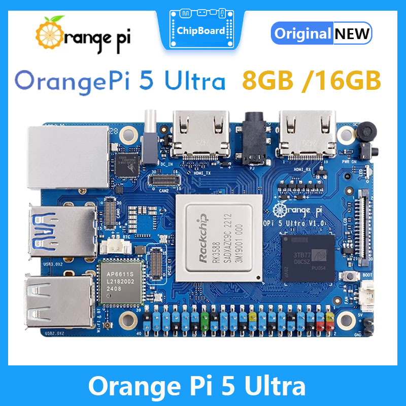 Orange Pi 5 Ultra 8GB/16GB LPD - مراجعة Orange Pi 5 Plus 16Gb وسعره