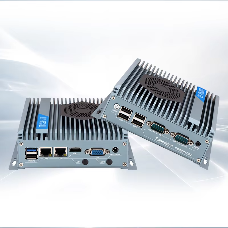 جهاز كمبيوتر صناعي مدمج من إنت - مراجعة Fanless Industrial Pc Rs485 Core I7 وسعره
