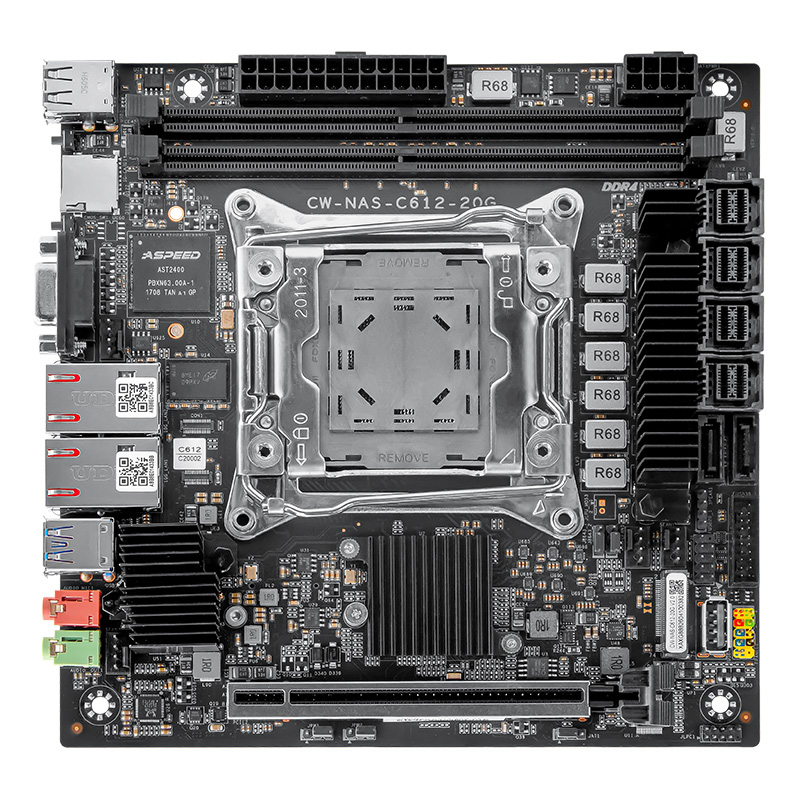 لوحة أم CW-20G Mini ITX للخواد - مراجعة Nas Motherboard 8 Sata Mini Itx وسعره