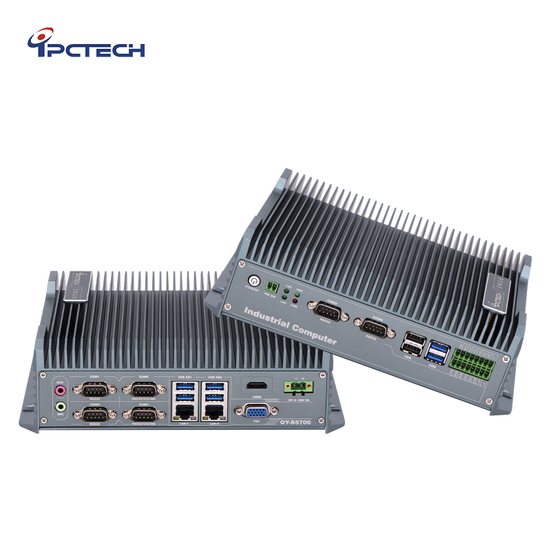 كمبيوتر صناعي صغير بدون مروحة  - مراجعة Fanless Industrial Pc Rs485 Core I7 وسعره