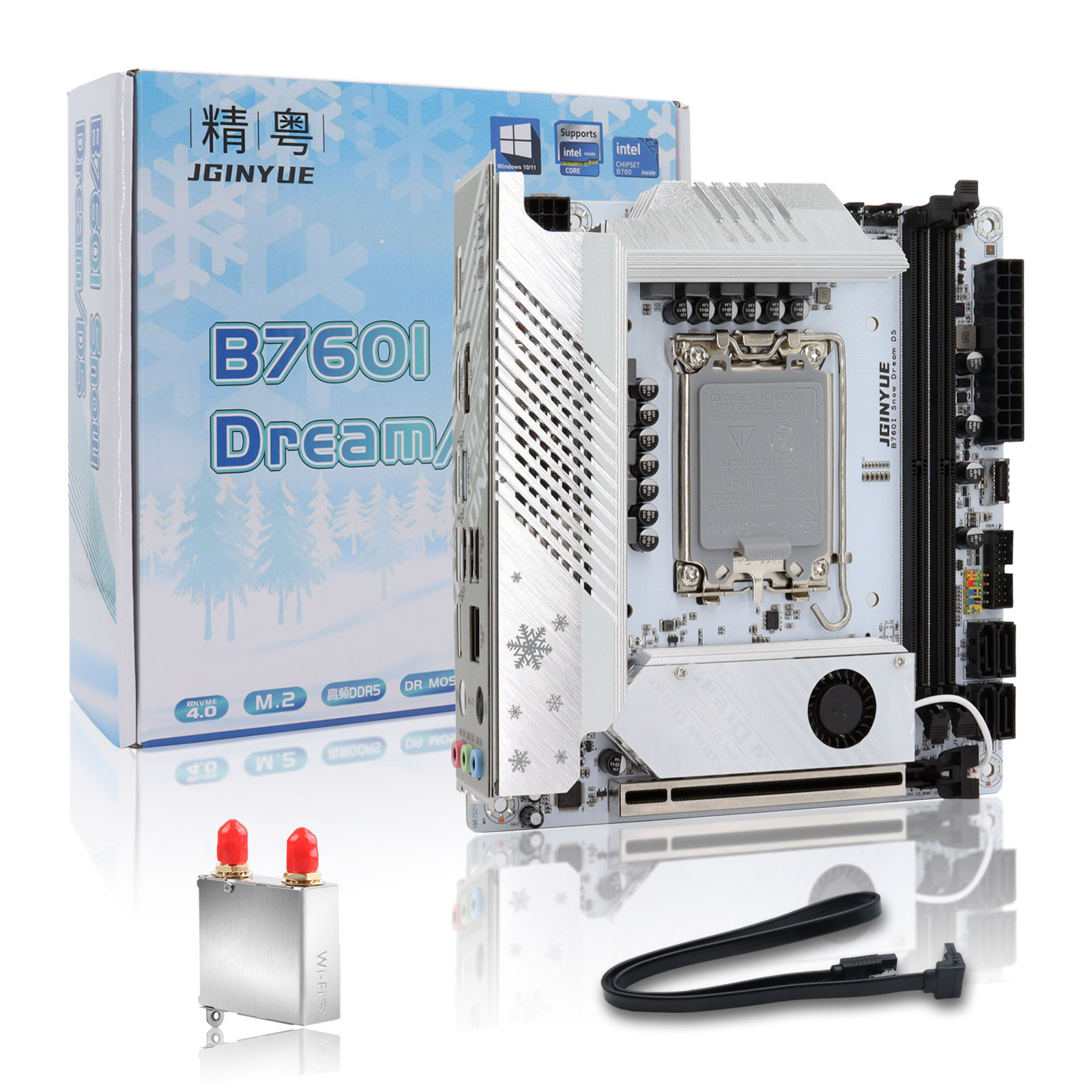 JGINYUE B760i ddr5 mini itx لو - مراجعة Lga1700 Itx Motherboard Ddr5 وسعره