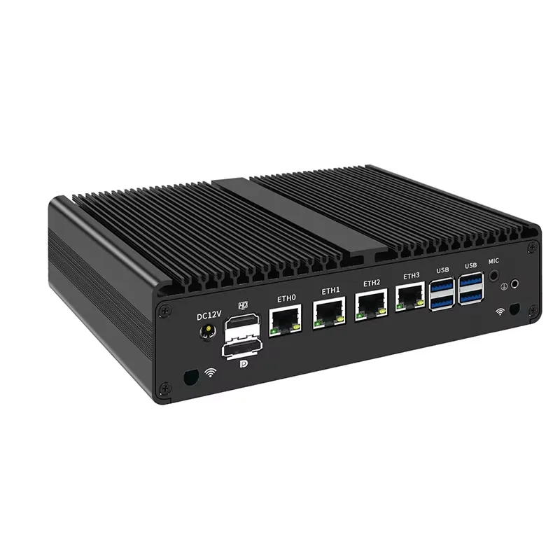 كمبيوتر صناعي صغير بدون مروحة، - مراجعة Fanless Industrial Pc Rs485 Core I7 وسعره